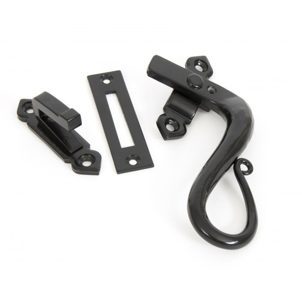 From the Anvil Locking Shepherd's Crook Fastener - Black (Right Hand)